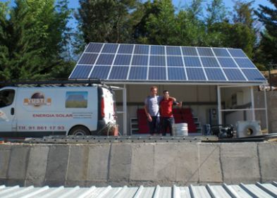 Técnicas Energéticas Yuste instalación de panel solar