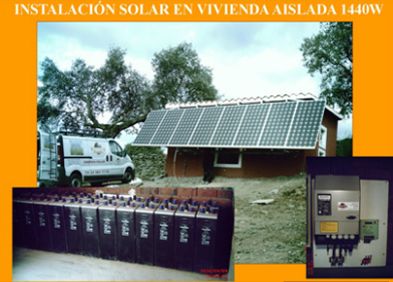 Técnicas Energéticas Yuste instalación solar en vivienda