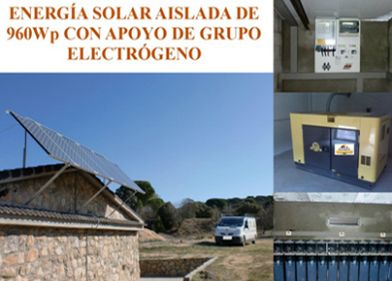 Técnicas Energéticas Yuste energía solar aislada